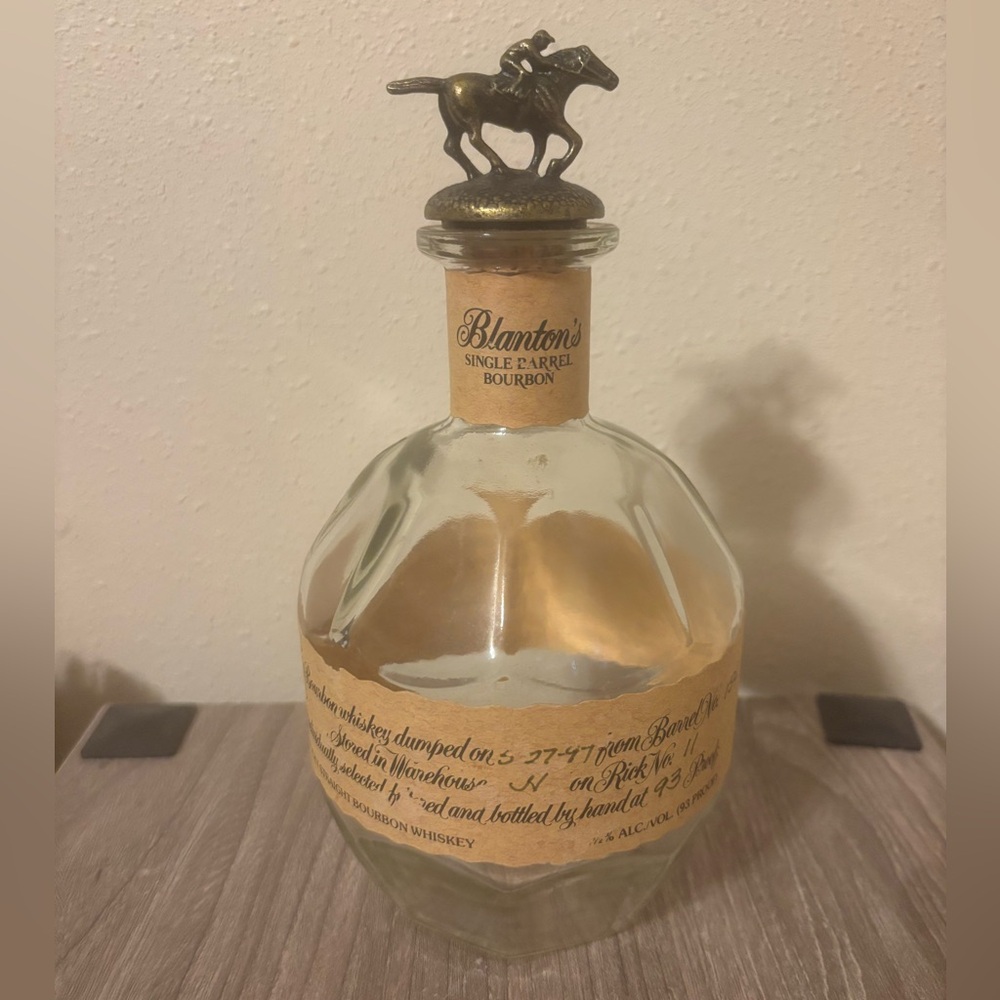 Blanton Distilling Company Bourbon Bottle 1997